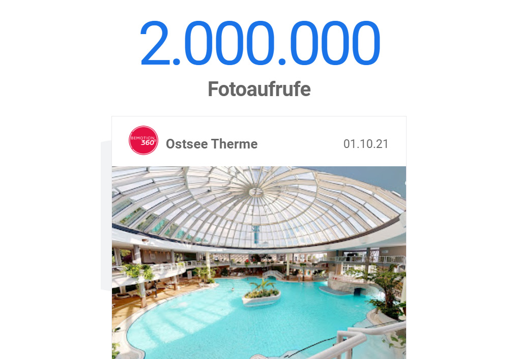 2.000.000 aufrufe_ostseetherme_bemotion360_foto pool_wasser_blau
