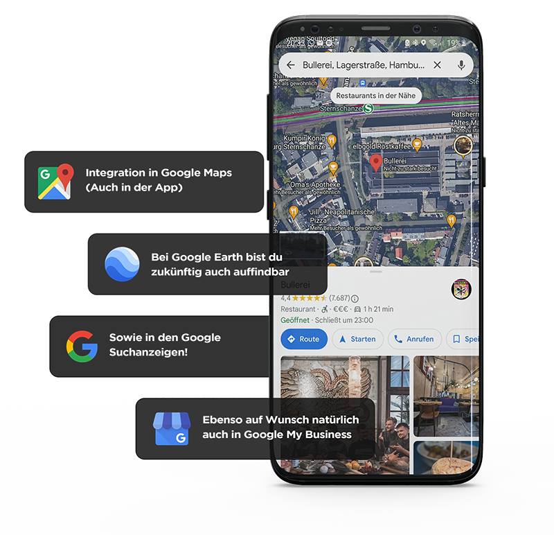 google_handy_smartphone_bemotion 360_google maps_mockup_google earth